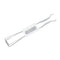 2 in 1 Mechanical Keyboard Key Cap Puller Universal Shaft Remover (White)