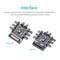 PC Speed Controller Adapter 3-level 12V Power Supply Cooler for 8-way Fans