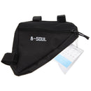 Triangle Cycling Front Tube Frame Pouch Bag Holder Saddle(Black) Newly