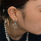 Earrings Geometric Stud Earrings Irregular Earrings Note Hollow Out Earring