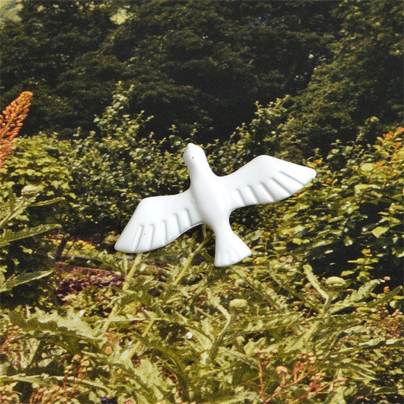 Enamel Symbolises Peace Metal Lapel Pin Dove Pins Badge White Dove Brooch