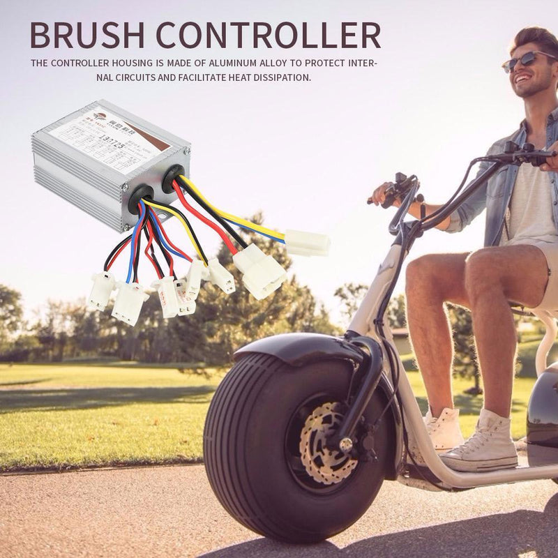 Brushed Motor Speed Controller Box for Electric Vehicle Tricycle (24V 500W)