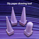 4pcs DIY Crimping Paper Craft Paper Quilling Tool Tower Winding Plate Kit Newly
