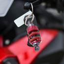 Motorbike Shock Absorber Shaped Keyring Motorcycle Key Hanging Decoration Gif