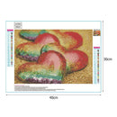 akaddy 5D DIY Full Drill Diamond Painting Sequins Heart Cross Stitch Embroidery St