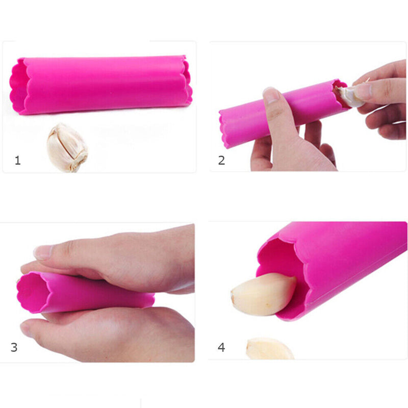 Magic Silicone Garlic Peeler Useful Kitchen Dining Tool Gadget Color Random