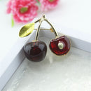 Cardigan Jewelry Pins Coat All-match Red Brooches Temperament Fruit Cherry Pins