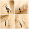 Drop Stud Earrings Asymmetry Dangle Earrings Gossip Yin Yang Tai Chi Earrings