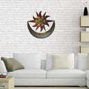 Celestial Sun Star Metal Wall Art Craft Waterproof Durable Home Hanging Dec