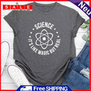 Science it's like magic but real tea t-shirt -07128 XXL / dark grey