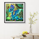 5D DIY Diamond Painting Cartoon Dragon Full Round Drill Mosaic Picture Decor Kit