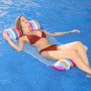 Swimming Pool Float Hammock Multi-Purpose Inflatable Water Floaties for Adu