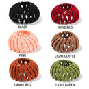 Nest Adjustable Solid Color Headpieces Ponytail Hairpin Hair Fixed Hair Clip