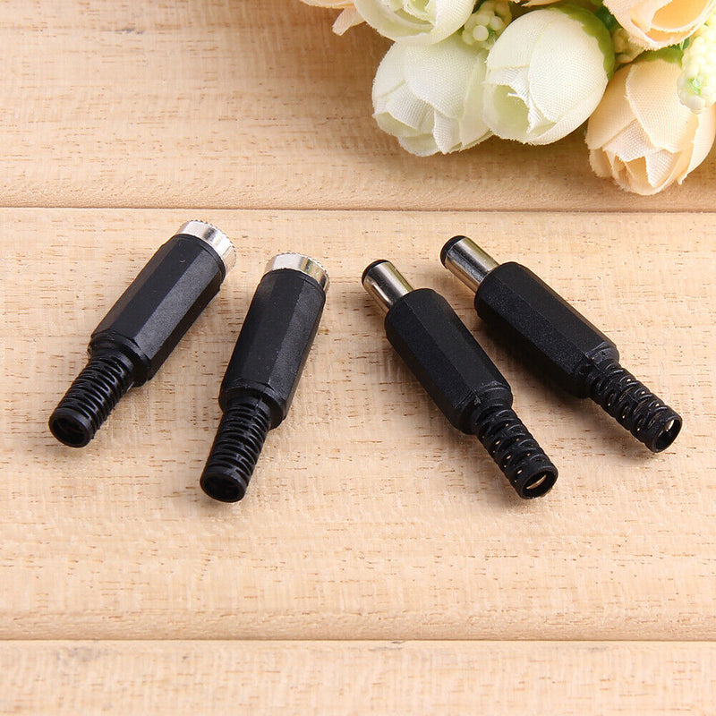 20pcs 5.5x2.1mm DC Input Female + Male Male Female Male Book