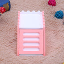 Hamster Staircase Villa Sleeping House Bear Pet Nest Log Cabinet(Pink)