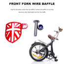 Bicycle Front Fork Protection Brake Line Protector for Brompton (Red) Newly