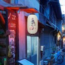 25cm Lantern Cloth Japanese Style Printing Fabric for Bar Pub Decor (A) Newly