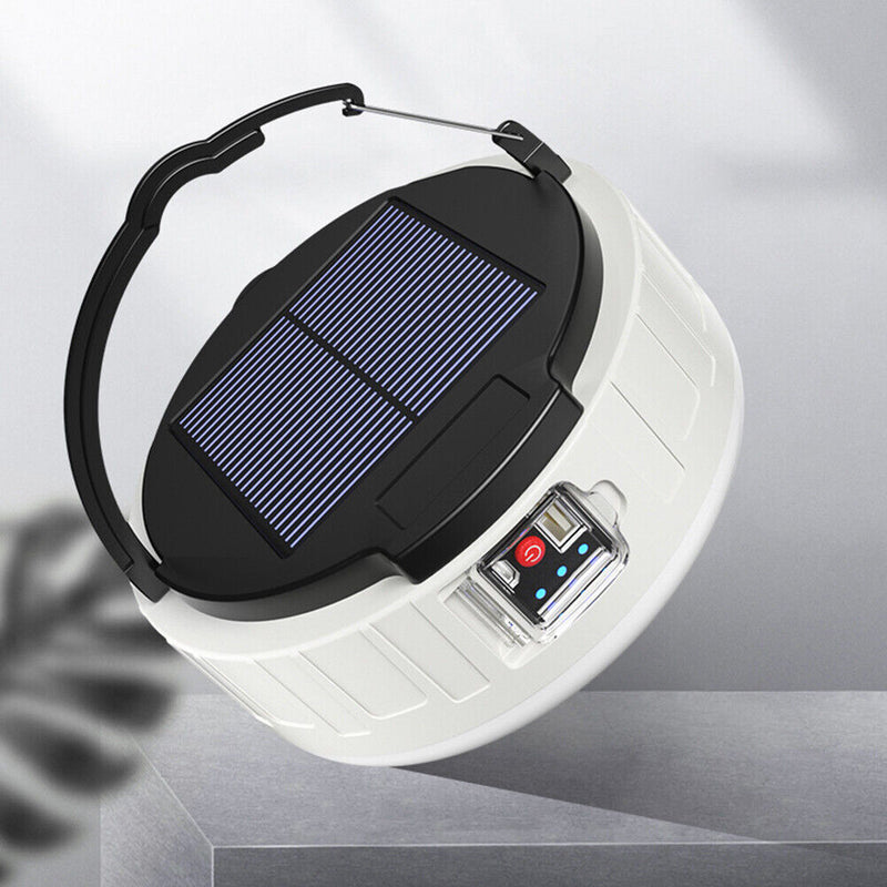 USB Rechargeable Light Solar Charging BBQ Hanging Night Camping Emergency Lamp