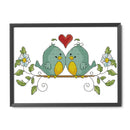 2 Beaches 19x17cm Partial Embroidery Cross Stitch Printed Art Craft Home Decor