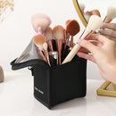 Zipper Waterproof Cosmetics Storage Bag Makeup Brush Holder Pouch (Black) Newly