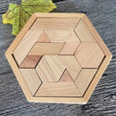 Children Wood Jigsaw Puzzle Shape Cognition Early Education Developmental Toys