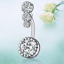Body Jewelry Stainless Steel Belly Piercing Button Zircon Navel Women Jewelry