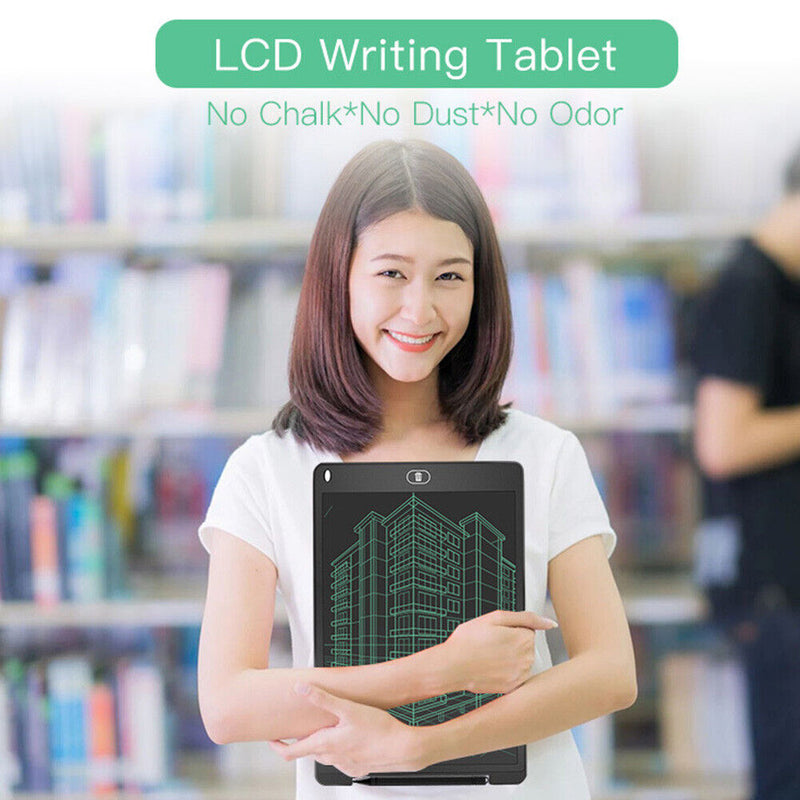 12 inch Digital LCD Writing Tablet Electronic Drawing Pads Board (Black)
