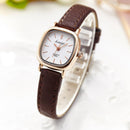 3pcs Luxury Watch Women Quartz Casual Thin Leather Strap Square Watch (5