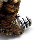 Open Adjustable Men Street Dragon Alloy Claw Finger Rings Jewelry Gifts