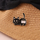 Clasp Animal Jewelry Gift Enamel Pin Badge Cat Brooch Denim Jackets Lapel Pin