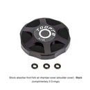 Dustproof MTB Front Fork Cap Bicycle Air Gas Valve Protective Cover (Black)
