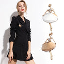 Jewelry Ballet Girl Pin Crystal Badge Clothes Accessories Dancing Girl Brooches