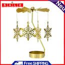 Spinning Cartoon Carousel Candle Holder Wrought Metal Lighting Candlesticks