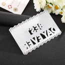 Letters Decoration Cutting Dies Stencil for Scrapbooking Album Embossing Craft