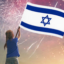 International Israel Flag Patriotic Embroidered Sewn Banner Outdoor Decor G