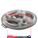 Inflatable Drink Holder Water Floating Beer Beverage Cup Saucer Snack Tray Newly