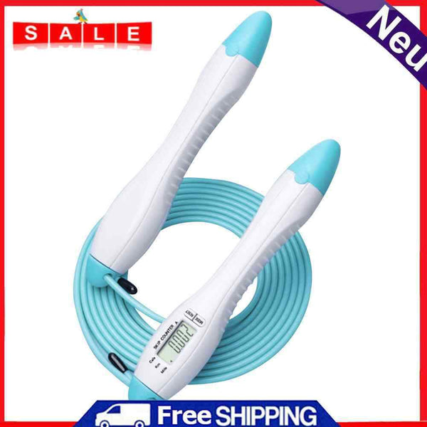 Skipping Rope 60-Second Counter Calorie Jump Ropes Fitness Workout Equipment