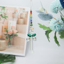 Crystal Hanging Drops Colorful Beads Angel Pendant Chandelier Curtain Decor