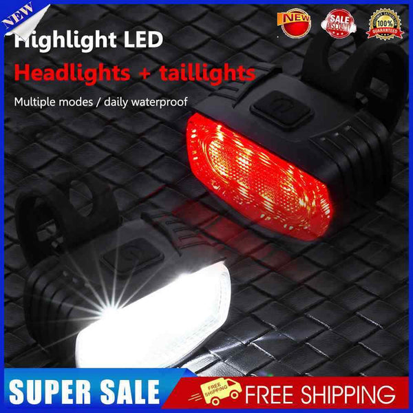 #A Bicycle Lights Waterproof Taillights Bike Warning Light Bike Cycling Accessor