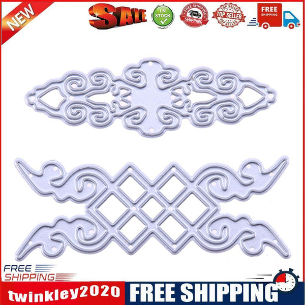 Thread Ornamental Design DIY Metal Stencil Scrapbook Craft Cutting Die