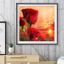 Rose Flower 5D Diamond Painting Embroidery Full Round Drill Cross Stitch DIY Kit