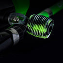 2x Rubber Fishing Reel Grip Non-Slip Protective Wheel Handle Cover (Green)