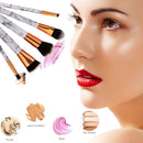 5pcs Makeup Brush Kit Eyebrow Blush Foundation Powder Beauty Cosmetic Brush
