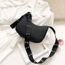Women Shoulder Crossbody Bag Nylon Solid Color Casual Messenger Phone Satchel