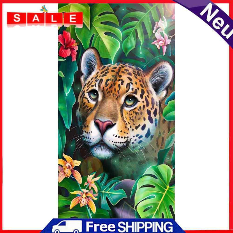 DIY Diamond Painting Kits Full Round Drill Tiger Mosaic Picture Home Decoration
