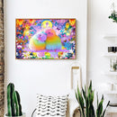 5D DIY Canvas Full Drill Color Parrot Diamond Painting Rhinestone Picture Crafts