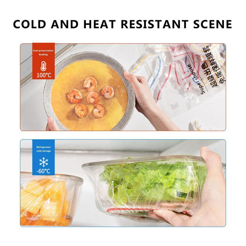 Disposable Food Cover Wrap Storage Kitchen Fresh Keeping Saver Bag (100pcs)
