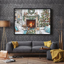 Full Embroidery Christmas 3-Beach 11CT Printed Cross Stitch Cotton DIY Kits