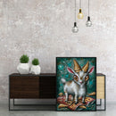 5D DIY Full Drill Round Shape Sheep Rhinestone Diamond Drawing Home Decoration