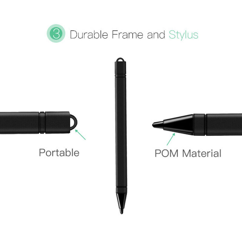 12 inch Digital LCD Writing Tablet Electronic Drawing Pads Board (White)